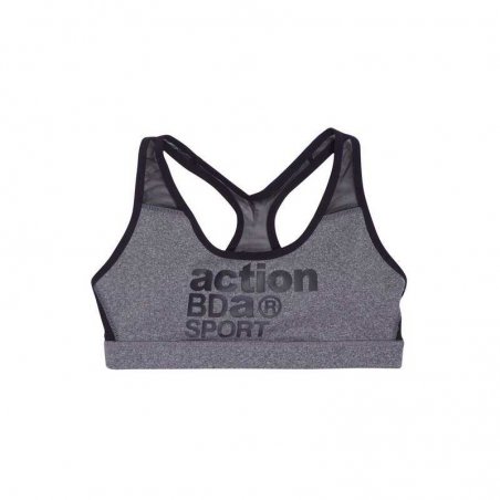 Body Action - Women Sports Bra - 041927-D.ΜΕL.GRΕΥ