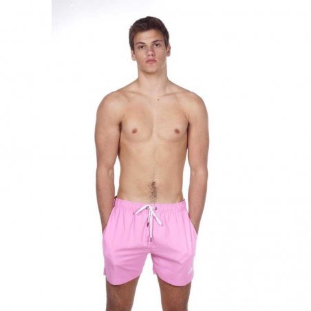 Body Action - Men Mid-Length Swim Shorts - 033001-ΡΙΝΚ