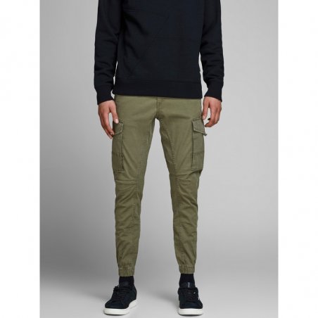 Jack & Jones Jpstpaul Flake Cargo Olive Night Noos - 12141844-OLIVE NIGHT