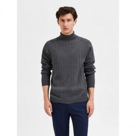 selected-slhaiko-ls-knit-cable-roll-neck-b-16081092-dark-grey-melange
