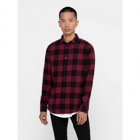 only-sons-onsgudmund-ls-checked-shirt-noos-22007112-cabernet
