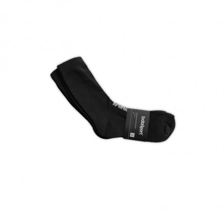 Body Action 3-Pack Unisex Crew Socks - 095304-01-BLACK