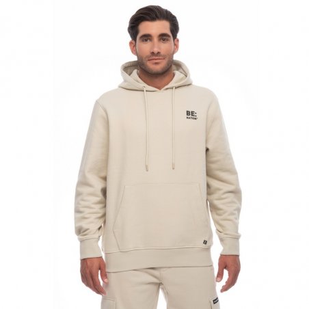 Be:nation Logo Hoodie - 06302302-GREIZE