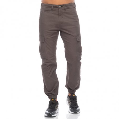 Be:nation Cargo Pants Elastic Hem - 02302308-CHARCOAL