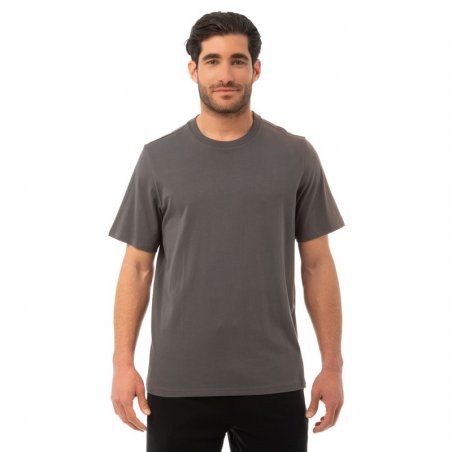 Be:nation Essentials Crew Neck S/s Tee - 05312401-CHARCOAL
