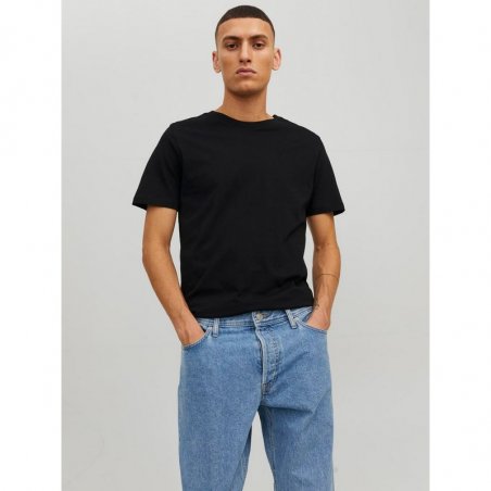 Jack & Jones Jjeorganic Basic Tee Ss O-Neck Noos - 12156101-BLACK