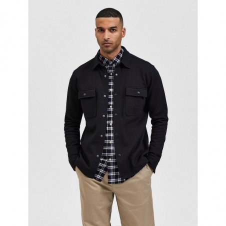 selected-slhjackie-sweat-jacket-noos-16085115-black