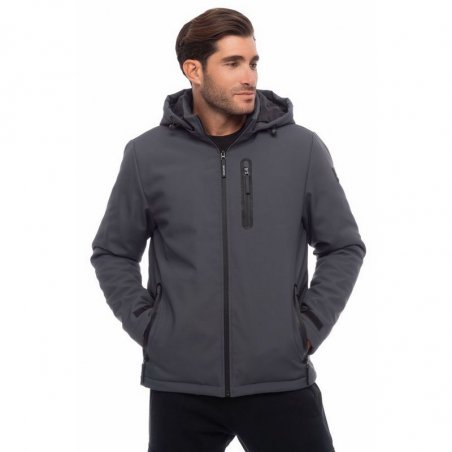 Be:nation Softcell Jacket - 08302303-CHARCOAL