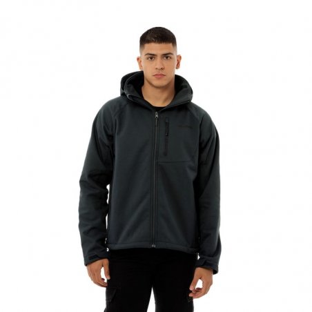 Be:nation Light Softshell Jacket With Detuchable Hood - 08302401-CHARCOAL