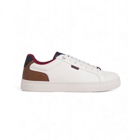 JACK & JONES M LANCASTER PU SNEAKER - 12262840-WHITE
