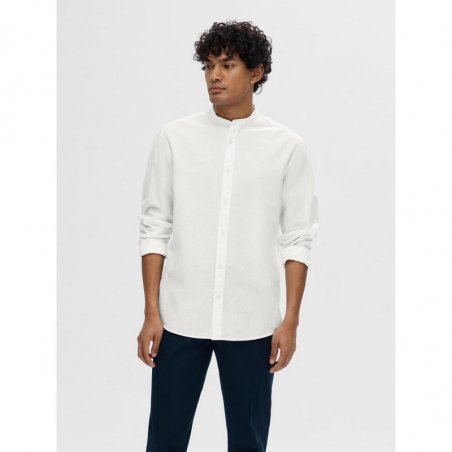 selected-slhregsun-shirt-ls-band-16079054-white
