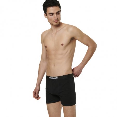 Body Action Men's 3-Pack Boxer Briefs - 093503-01-BLACK
