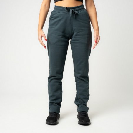 Be:nation Open Hem Pant - 02102502-PETROL