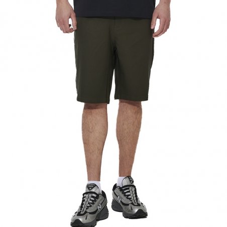 Body Action Men's Tech Stretch Shorts - 033622-01-DARK KHAKI