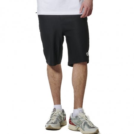 Body Action Men's Tech Stretch Shorts - 033622-01-BLACK