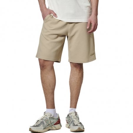 Body Action Men's Waffle Bermuda Shorts - 033631-01-GREEN GREY
