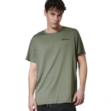 Body Action Men's Workout T-Shirt - 053620-01-KHAKI GREEN