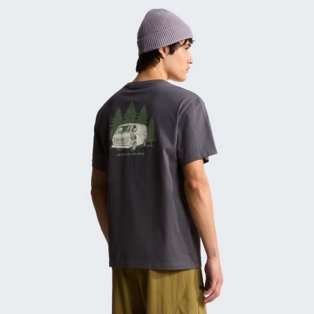 North Face M Van Life Relaxed Short Sleeve Tee-Grap - NF0A8GQNRHI1