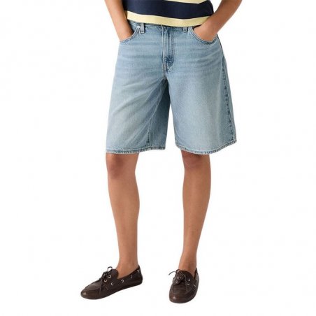 Levi's Baggy Dad Jort Med Indigo - 000MJ0017
