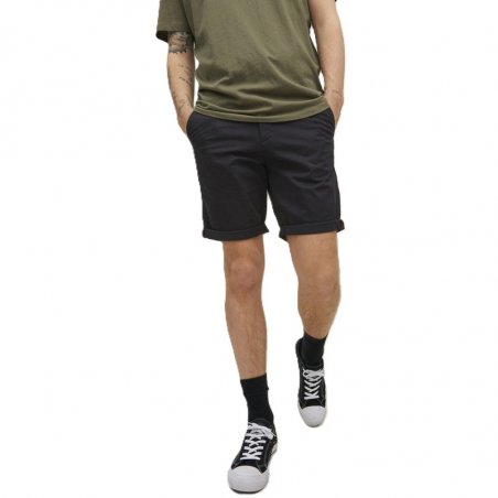 Jack & Jones Jpstbowie Shorts Solid Reg Sn - 12165604-BLACK