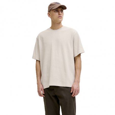 Jack & Jones Jjeharrison Structure Tee Ss O-Neck Sn - 12288000-MOONBEAM
