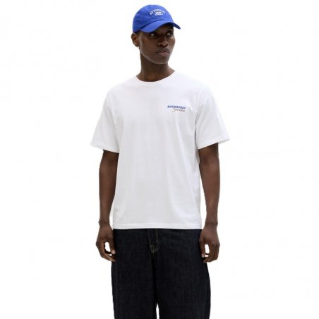Jack & Jones Jjbali Tee Ss Crew Neck - 12288091-BRIGHT WHITE