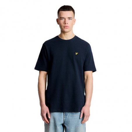 Lyle & Scott Popcorn Jacquard T-Shirt - TS2406V-Z271