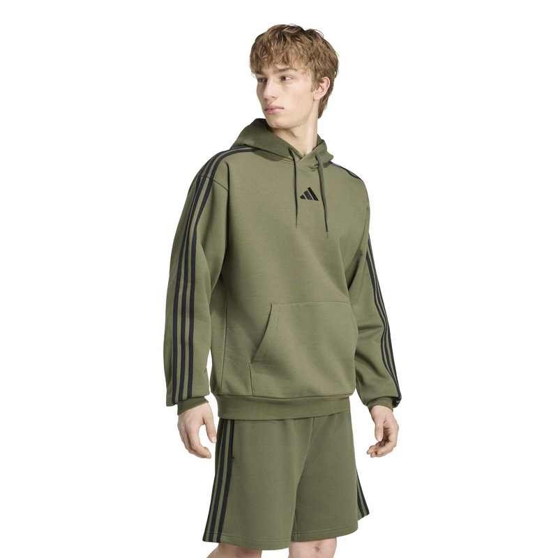 Adidas Essentials 3-Stripes Fleece Hoodie - KY4167