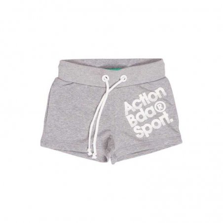 Body Action - Girls Basic Shorts - 032901-01-L.ΜΕL.GRΕΥ